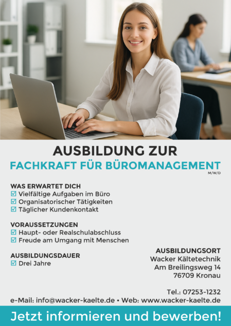 Bewerbung Büromanagement
